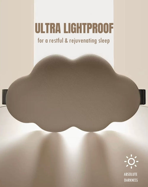 3D Contoured Puffy Cute Could Sleep Eye Mask - Ultra Lightproof